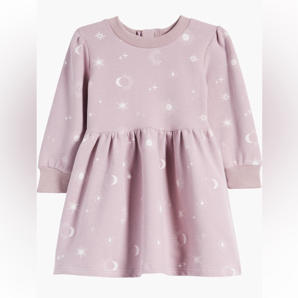 Pink Starry Kids Dress